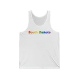 South Dakota Tank-Top: Vibrant Pride Gradient Design