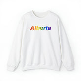 Alberta Pride Gradient Sweater: LGBTQ+ Designed Sweatshirt
