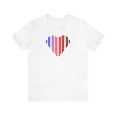 Polyamory Heart Lines T-Shirt: Pride Gradient Tee