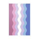 Bigender Flag Ripple Decal: Wavey Pride Sticker