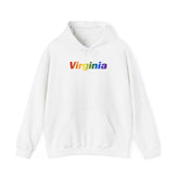 Virginia Hoodie: Vibrant Pride Gradient Design