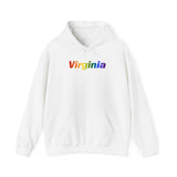 Virginia Hoodie: Vibrant Pride Gradient Design