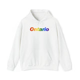 Ontario Pride Gradient Hoodie: LGBTQ+ Designed Sweater