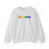 Alberta Pride Gradient Sweater: LGBTQ+ Designed Sweatshirt