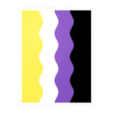 Nonbinary Flag Ripple Decal: Wavey Pride Sticker