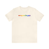 Oregon is Gay Pride T-Shirt: LGBTQ+ Flag Gradient Tee