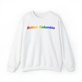 British Columbia Pride Gradient Sweater: LGBTQ+ Designed Sweatshirt