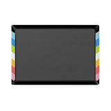 Queer Pride Flag Magnet: Wavey Rectangle Button for Fridge