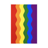 Pride Flag Ripple Decal: Wavey Pride Sticker