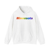 Minnesota Hoodie: Vibrant Pride Gradient Design