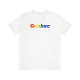 Quebec Pride Gradient T-Shirt: LGBTQ+ Designed Tee