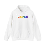 Georgia Hoodie: Vibrant Pride Gradient Design