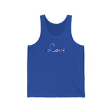 Queer Love Script Tank: Subtly Elegant Pride Tank-Top