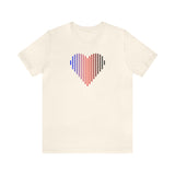 Polyamory Heart Lines T-Shirt: Pride Gradient Tee