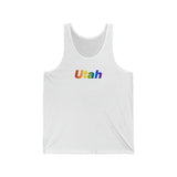 Utah Tank-Top: Vibrant Pride Gradient Design
