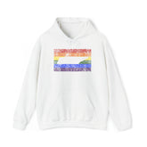 Tennessee Pride Flag Hoodie: Rainbow LGBTQ+ State Silhouette Distressed Hooded Sweatshirt