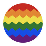 Pride Flag Wavey Mousepad: Sharp Design for Desk