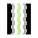 Agender Flag Ripple Decal: Wavey Pride Sticker