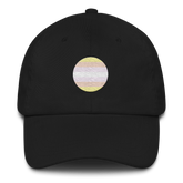 Pangender Flag Embroidered Circle Cap: Celebratory LGBTQ+ Pride Design