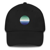 Gay Pride Flag Embroidered Circle Cap: Celebratory LGBTQ+ Pride Design