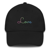 Polysexual Love Script Hat: Elegantly Embroidered Pride Cap