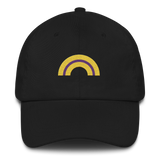 Embroidered Intersex Rainbow Hat: Pride Flag LGBTQ+ Design