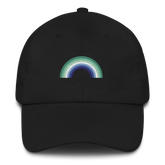 Embroidered Gay Pride Rainbow Hat: Pride Flag LGBTQ+ Design
