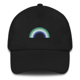 Embroidered Gay Pride Rainbow Hat: Pride Flag LGBTQ+ Design