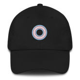 Embroidered Hat: Transgender Pride Ring Emblem Design
