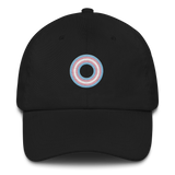 Embroidered Hat: Transgender Pride Ring Emblem Design
