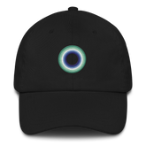 Embroidered Hat: Gay Pride Ring Emblem Design