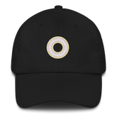 Embroidered Hat: Pangender Pride Ring Emblem Design