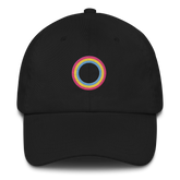 Embroidered Hat: Pansexual Pride Ring Emblem Design