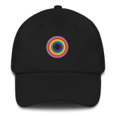 Embroidered Hat: Gilbert Baker Pride Ring Emblem Design