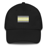 Demigender Pride Flag Embroidered Hat