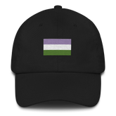 Genderqueer Pride Flag Embroidered Hat