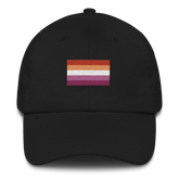 Lesbian Pride Flag Embroidered Hat