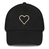 Pangender Heart Hat: Embroidered Pride Cap