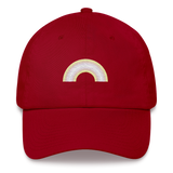 Embroidered Pangender Rainbow Hat: Pride Flag LGBTQ+ Design