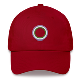 Embroidered Hat: Genderqueer Pride Ring Emblem Design
