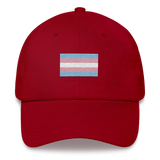 Transgender Pride Flag Embroidered Hat