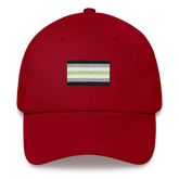 Agender Pride Flag Embroidered Hat
