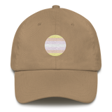 Pangender Flag Embroidered Circle Cap: Celebratory LGBTQ+ Pride Design