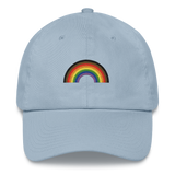 Embroidered Philly Pride Rainbow Hat: Pride Flag LGBTQ+ Design