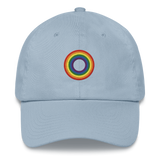 Embroidered Hat: LGBTQ+ Pride Ring Emblem Design