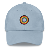 Embroidered Hat: Philly Pride Flag Ring Emblem Design