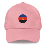 Polyamory Flag Embroidered Circle Cap: Celebratory LGBTQ+ Pride Design
