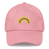 Embroidered Intersex Rainbow Hat: Pride Flag LGBTQ+ Design