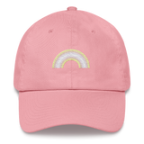 Embroidered Pangender Rainbow Hat: Pride Flag LGBTQ+ Design