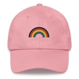 Embroidered Philly Pride Rainbow Hat: Pride Flag LGBTQ+ Design